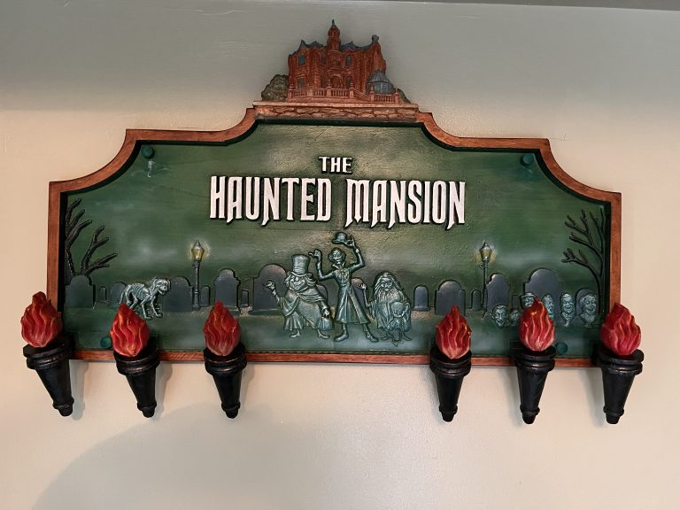 Haunted mansion coat rack