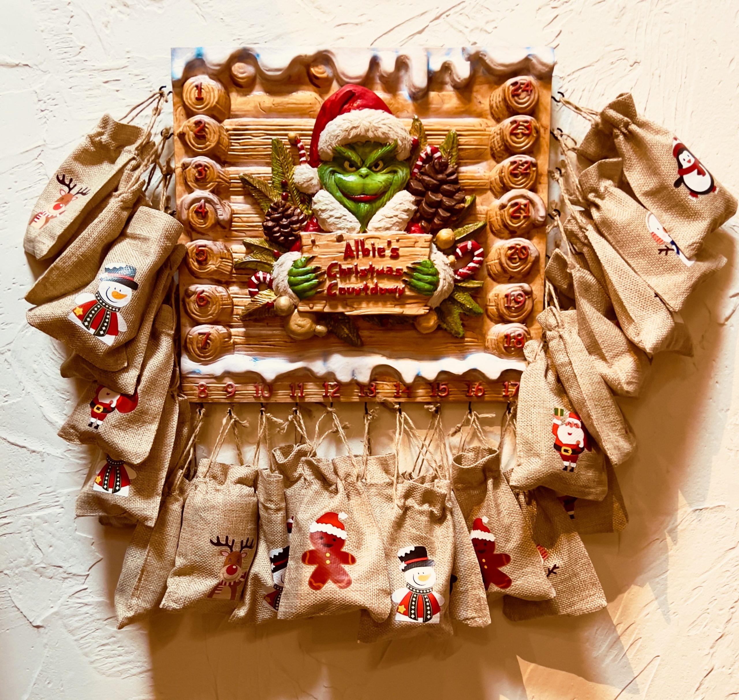 Grinch Christmas Countdown Advent Calendar