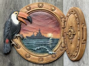 Sunset Through the Porthole